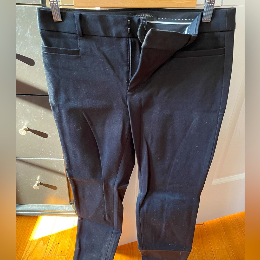 Black work pants Banana Republic